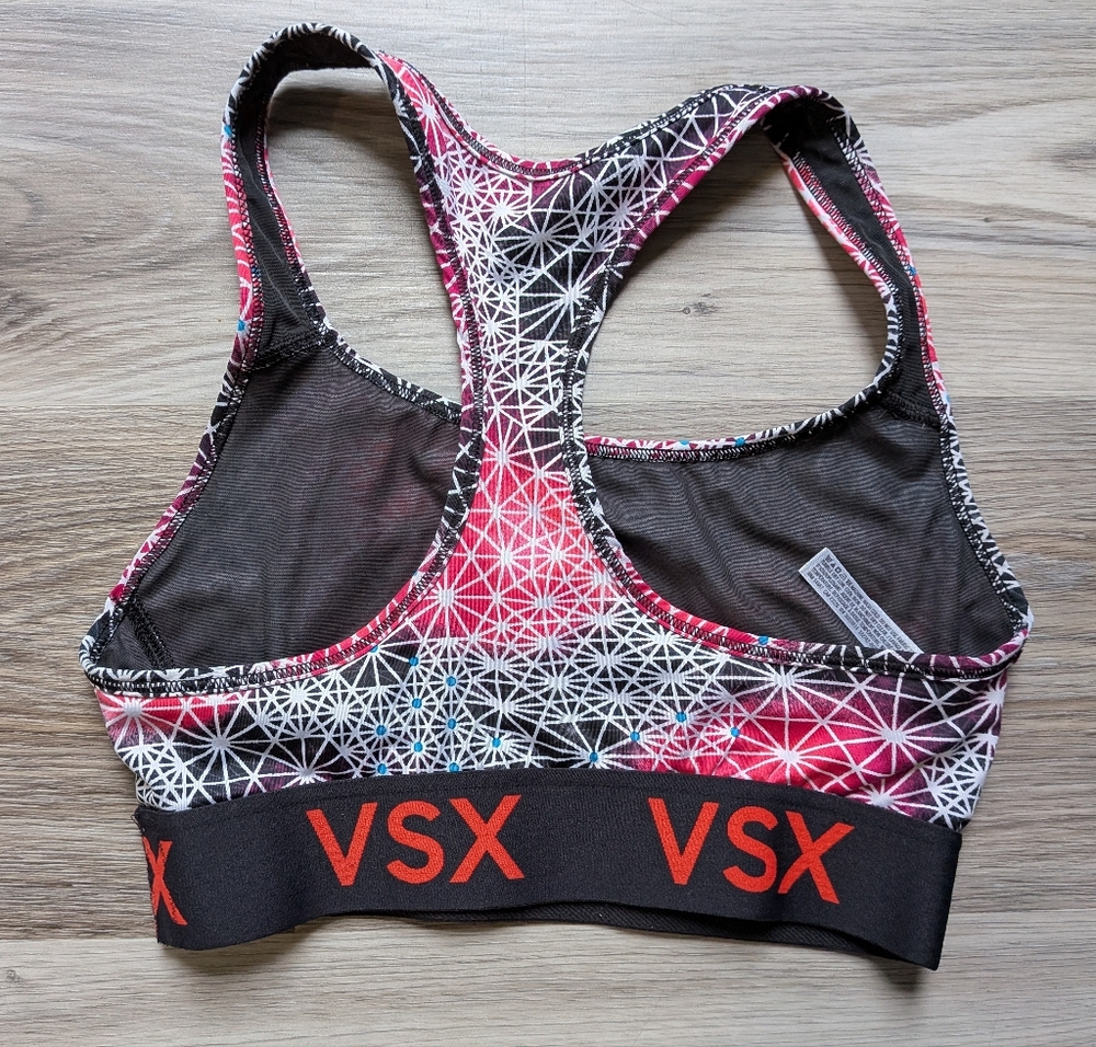 Victorias Secret Sports Bra Small Like New Low Impact No Padding - Picture 2 of 3